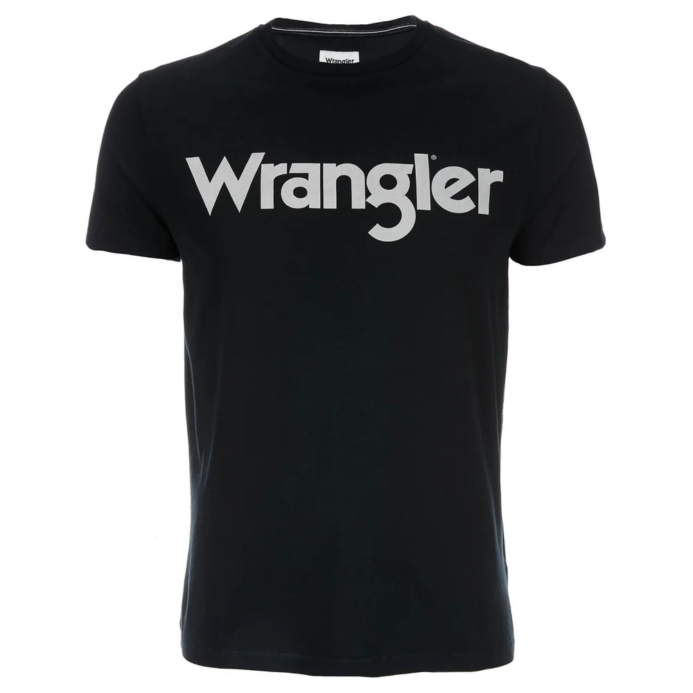 Wrangler Men's Logo T-Shirt - Black - S - Schwarz Bild 1