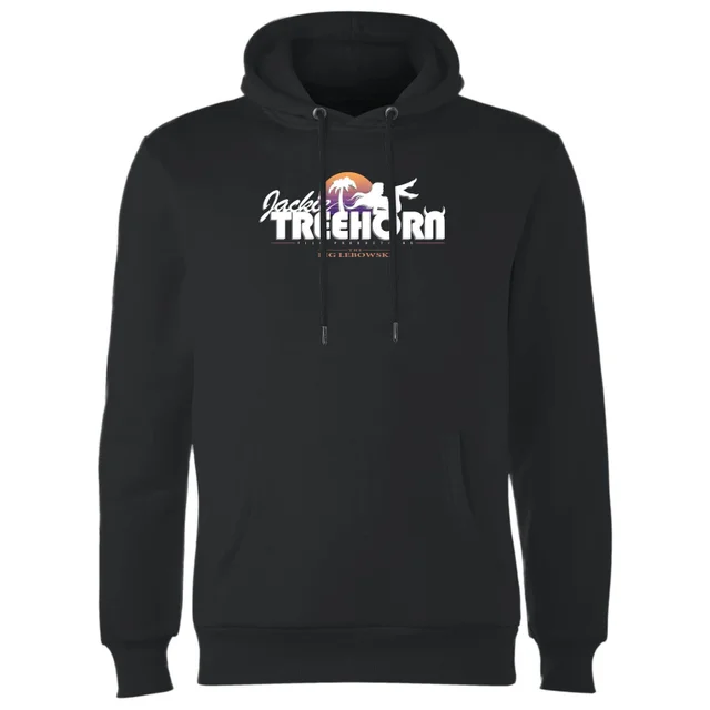 The Big Lebowksi Treehorn Logo Kapuzenpullover - Schwarz