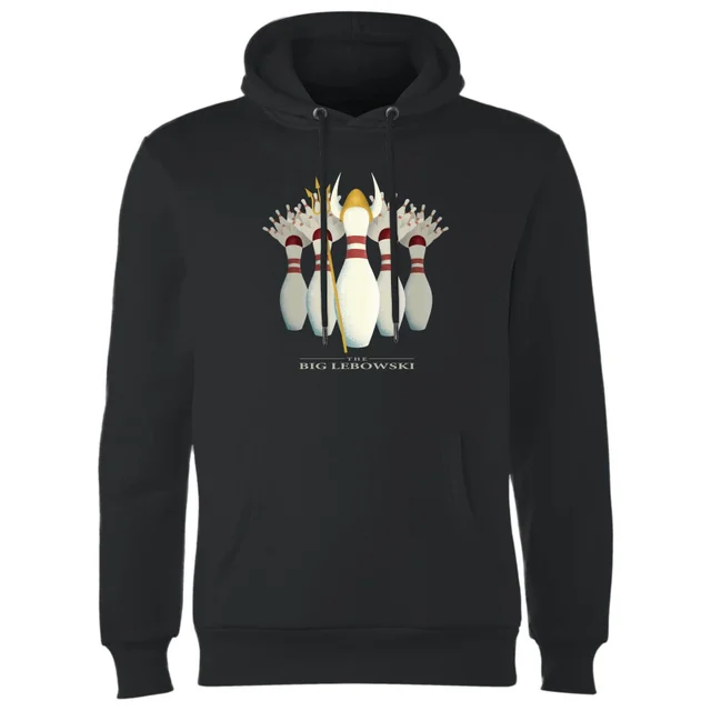 The Big Lebowksi Pin Girls Kapuzenpullover - Schwarz