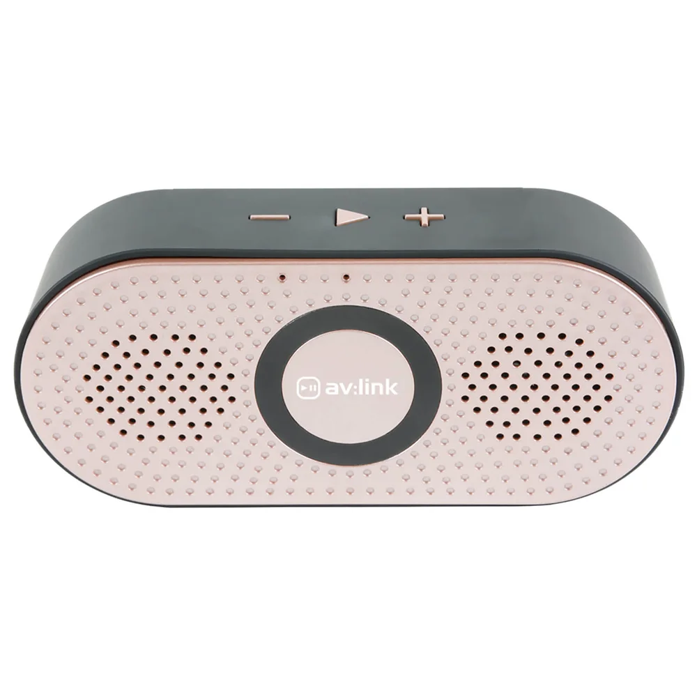 AV: Link Portable 4.2 Bluetooth Speaker - Rose Gold Bild 1