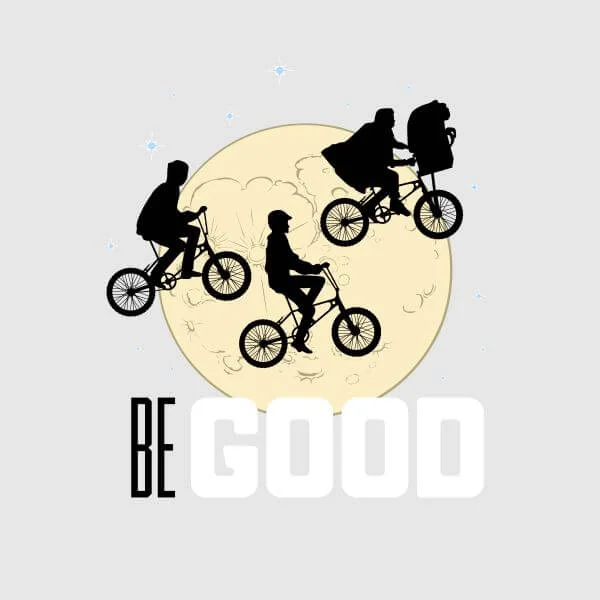 ET Be Good Moon Damen T-Shirt - Grau