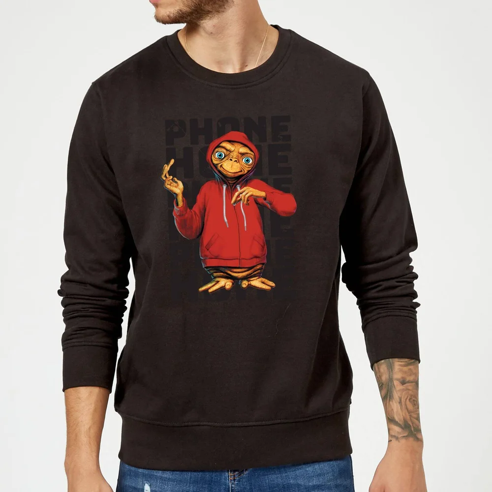 ET Phone Home Stylised Pullover - Schwarz - S Bild 1