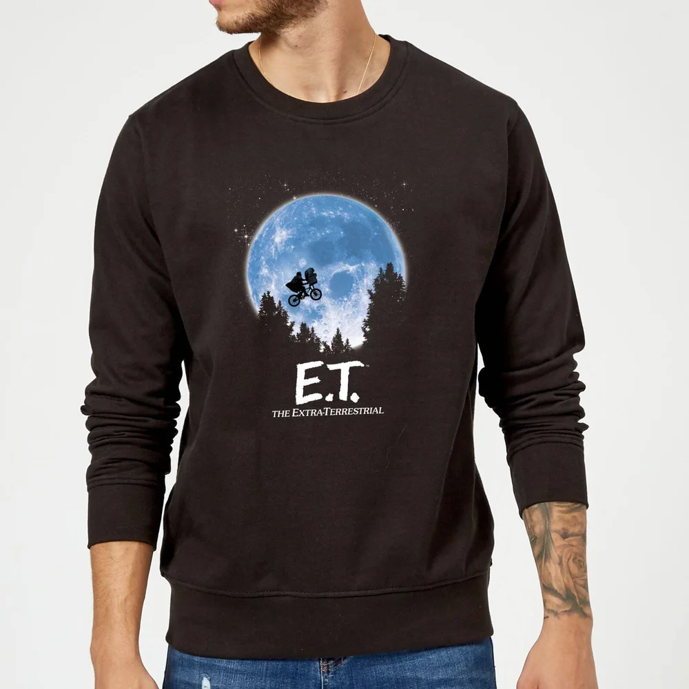 ET Moon Silhouette Pullover - Schwarz - S Bild 1