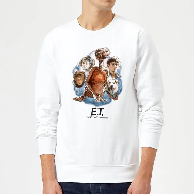 ET Painted Portrait Pullover - Weiß