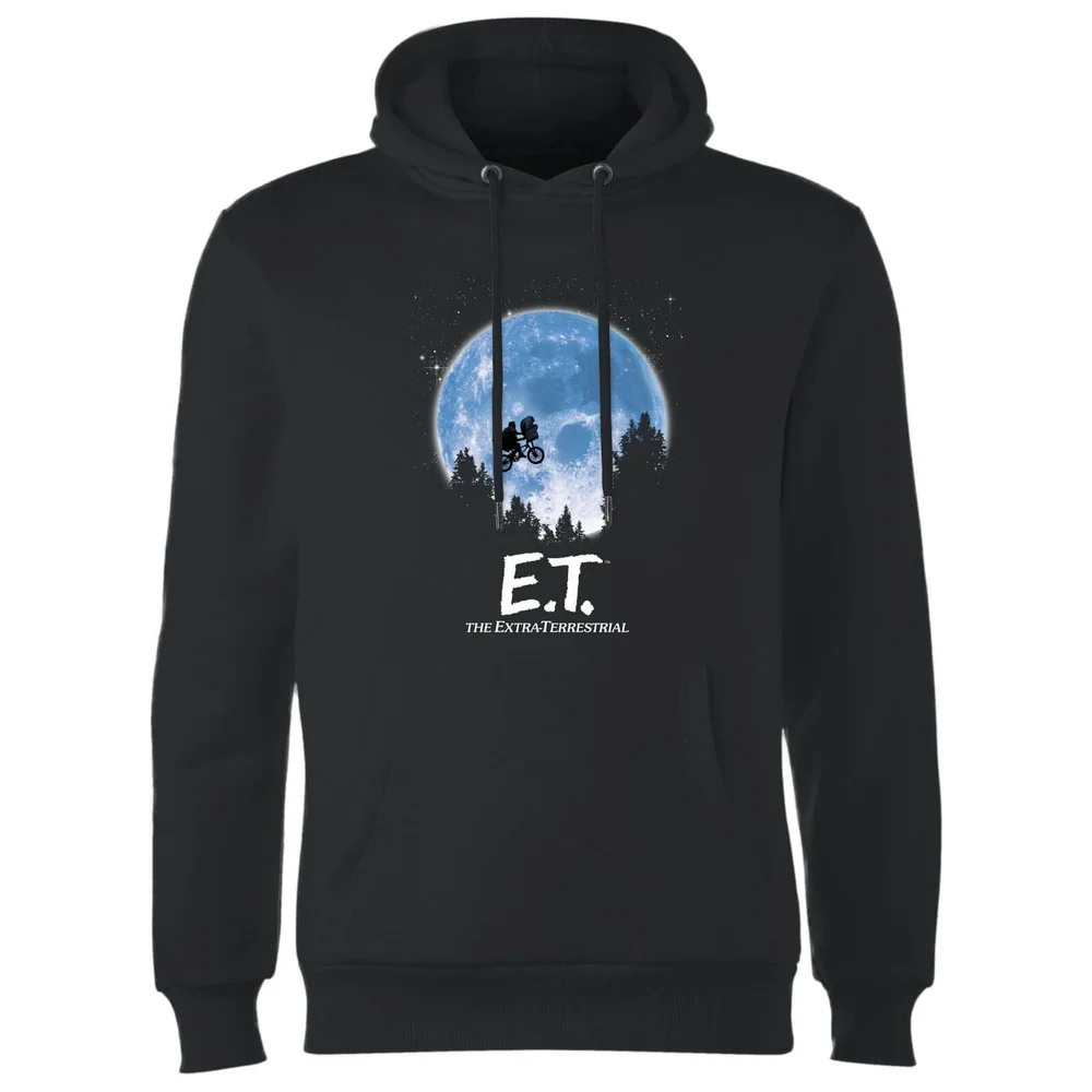 ET Moon Silhouette Kapuzenpullover - Schwarz - S Bild 1