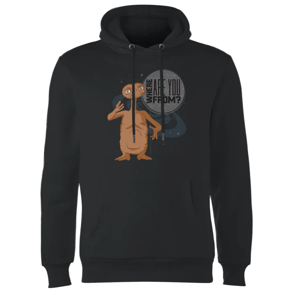 ET Where Are You From Kapuzenpullover - Schwarz - S Bild 1