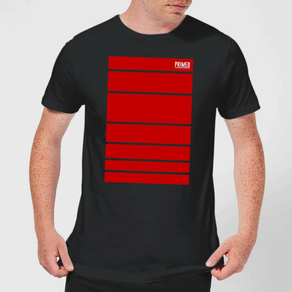 Primed Block T-Shirt - Black - 5XL Bild 1