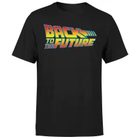 Zurück In Die Zukunft Classic Logo T-Shirt - Schwarz