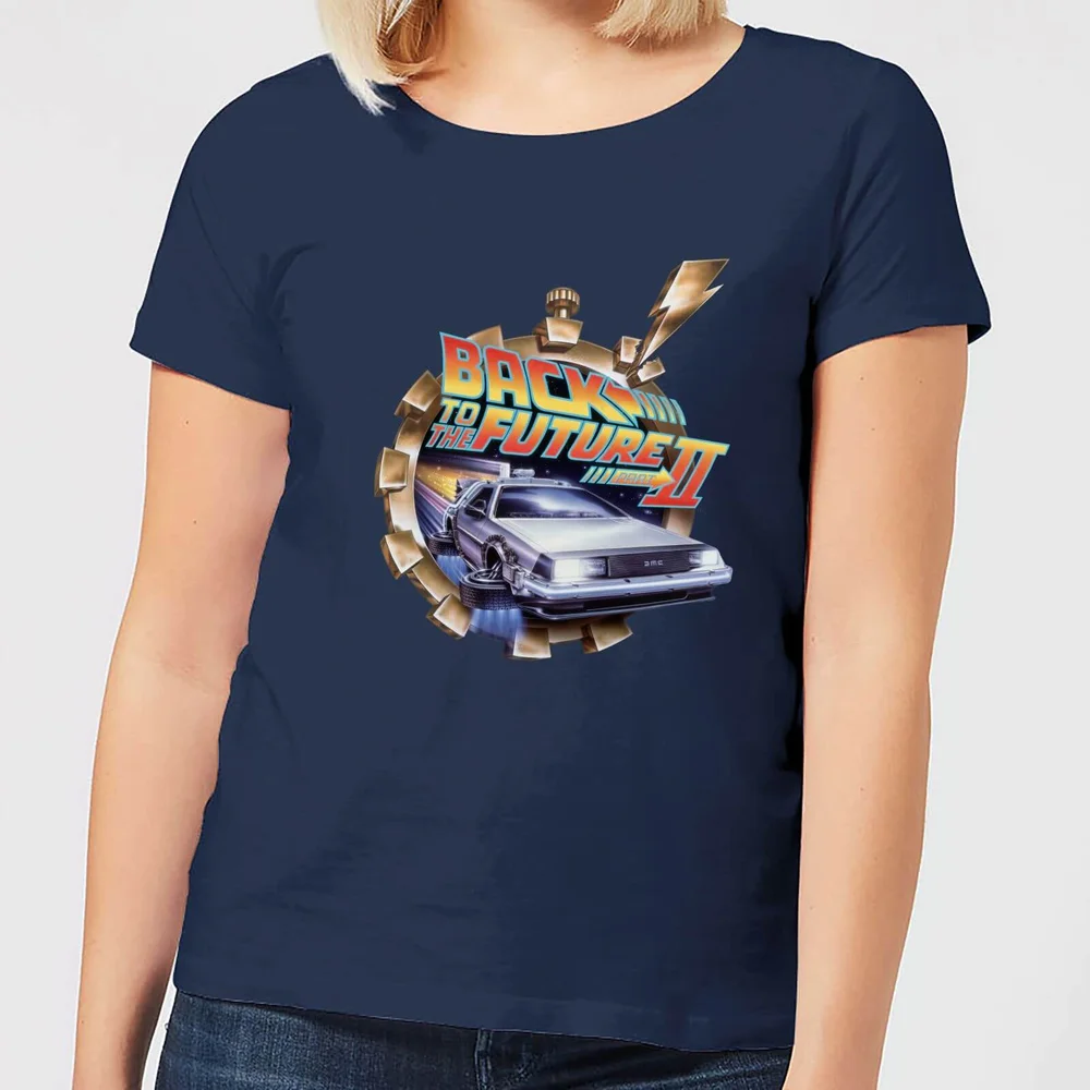 Zurück In Die Zukunft Clockwork Damen T-Shirt - Blau - S Bild 1