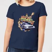 Zurück In Die Zukunft Clockwork Damen T-Shirt - Blau