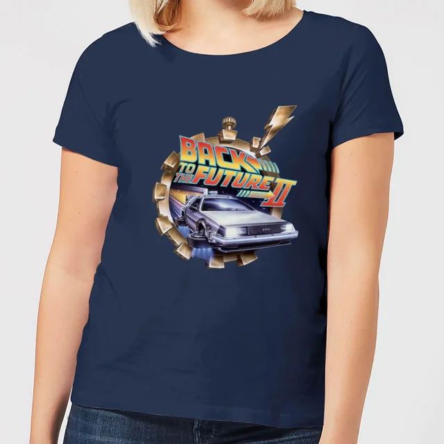 Zurück In Die Zukunft Clockwork Damen T-Shirt - Blau