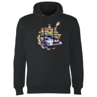 Zurück In Die Zukunft Clockwork Kapuzenpullover - Schwarz
