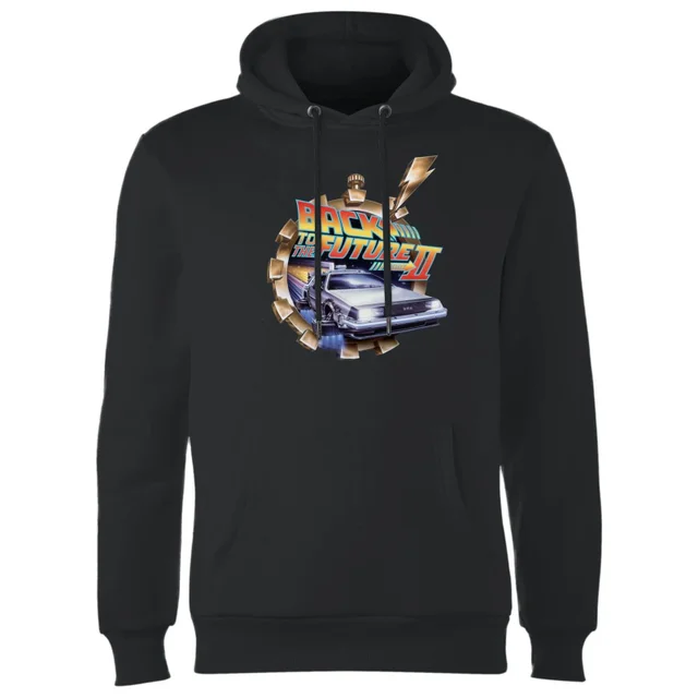 Zurück In Die Zukunft Clockwork Kapuzenpullover - Schwarz