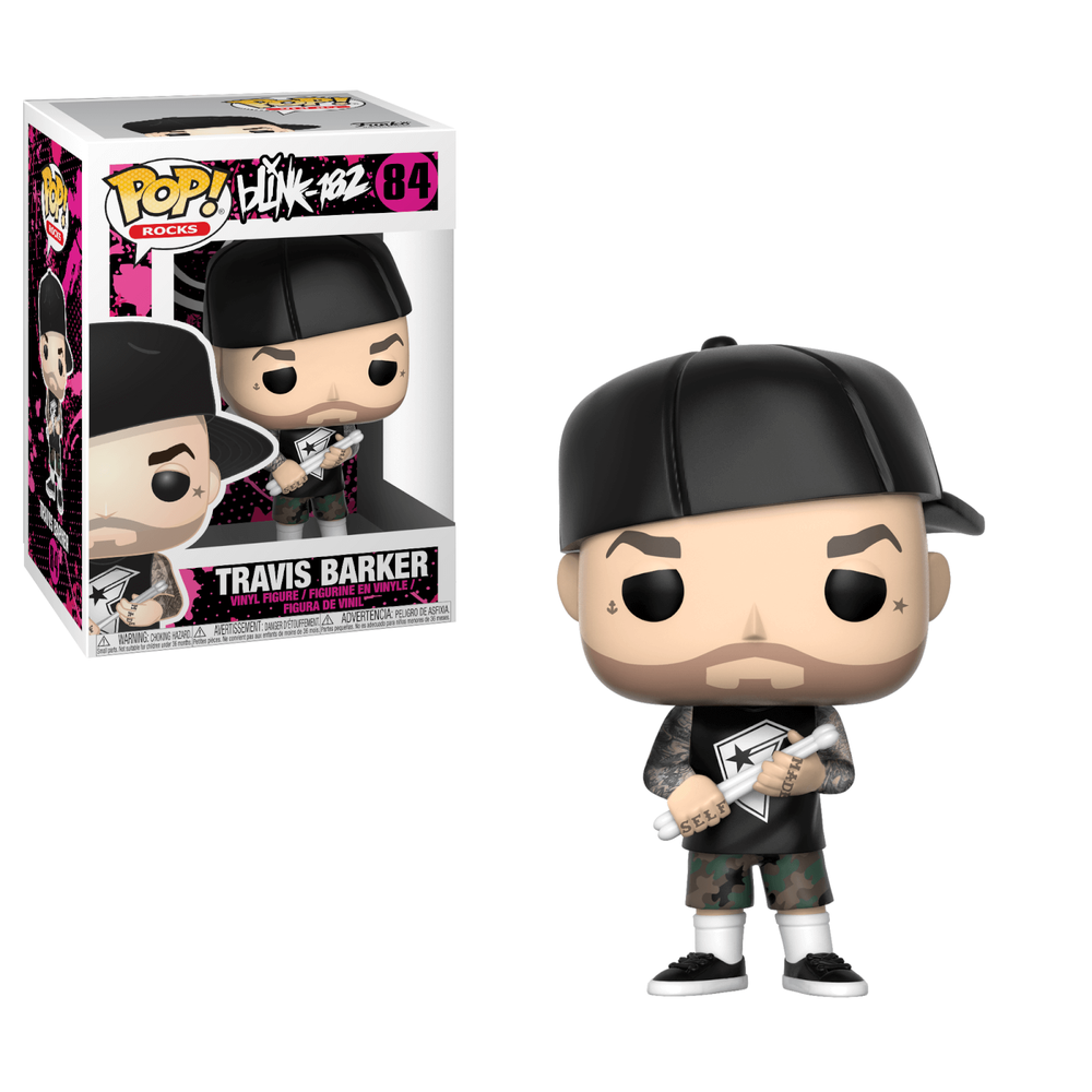 Pop! Rocks Blink 182 Travis Barker Pop! Vinyl Figur Bild 1
