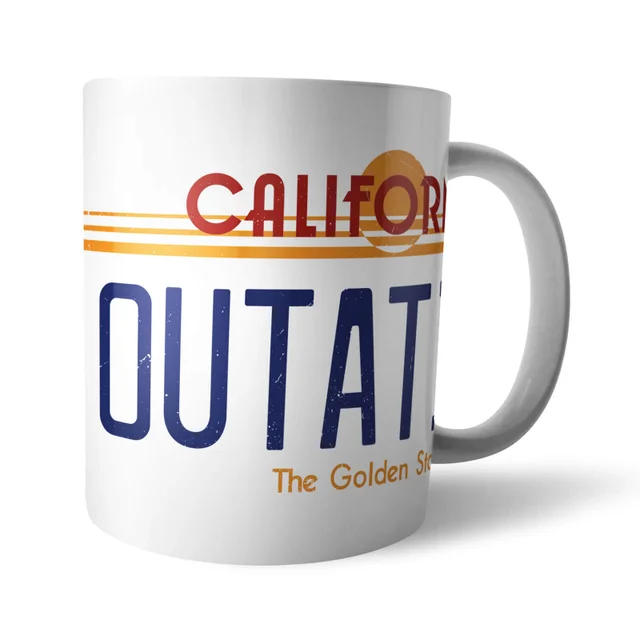 Zurück in die Zukunft Outatime Keramik Tasse