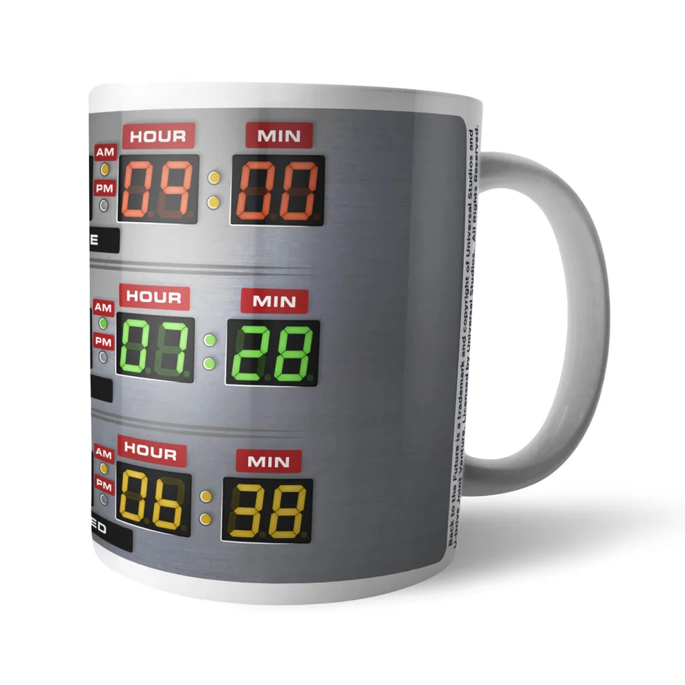 Zurück in die Zukunft Destination Time Keramik Tasse Bild 1