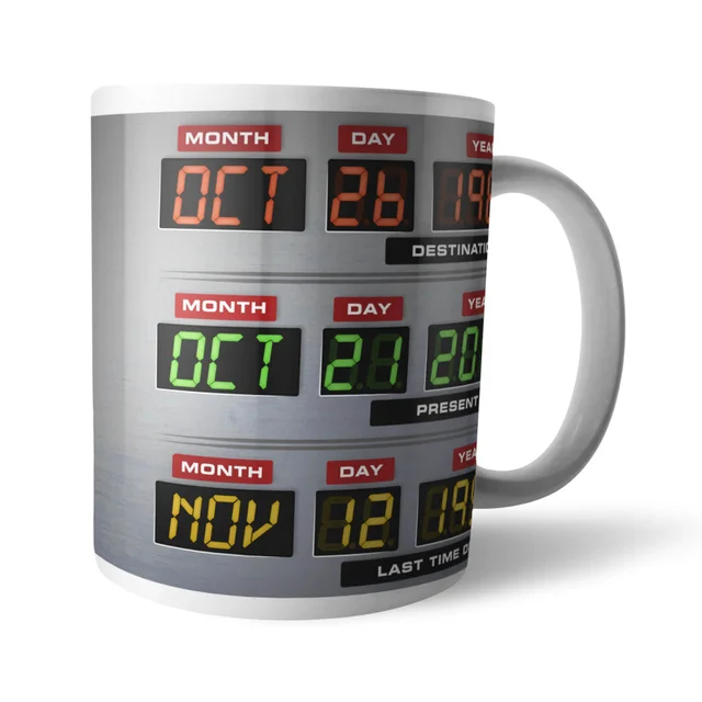 Zurück in die Zukunft Destination Time Keramik Tasse