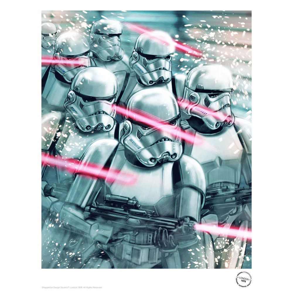 Star Wars The Original Stormtrooper Attack Print Bild 1