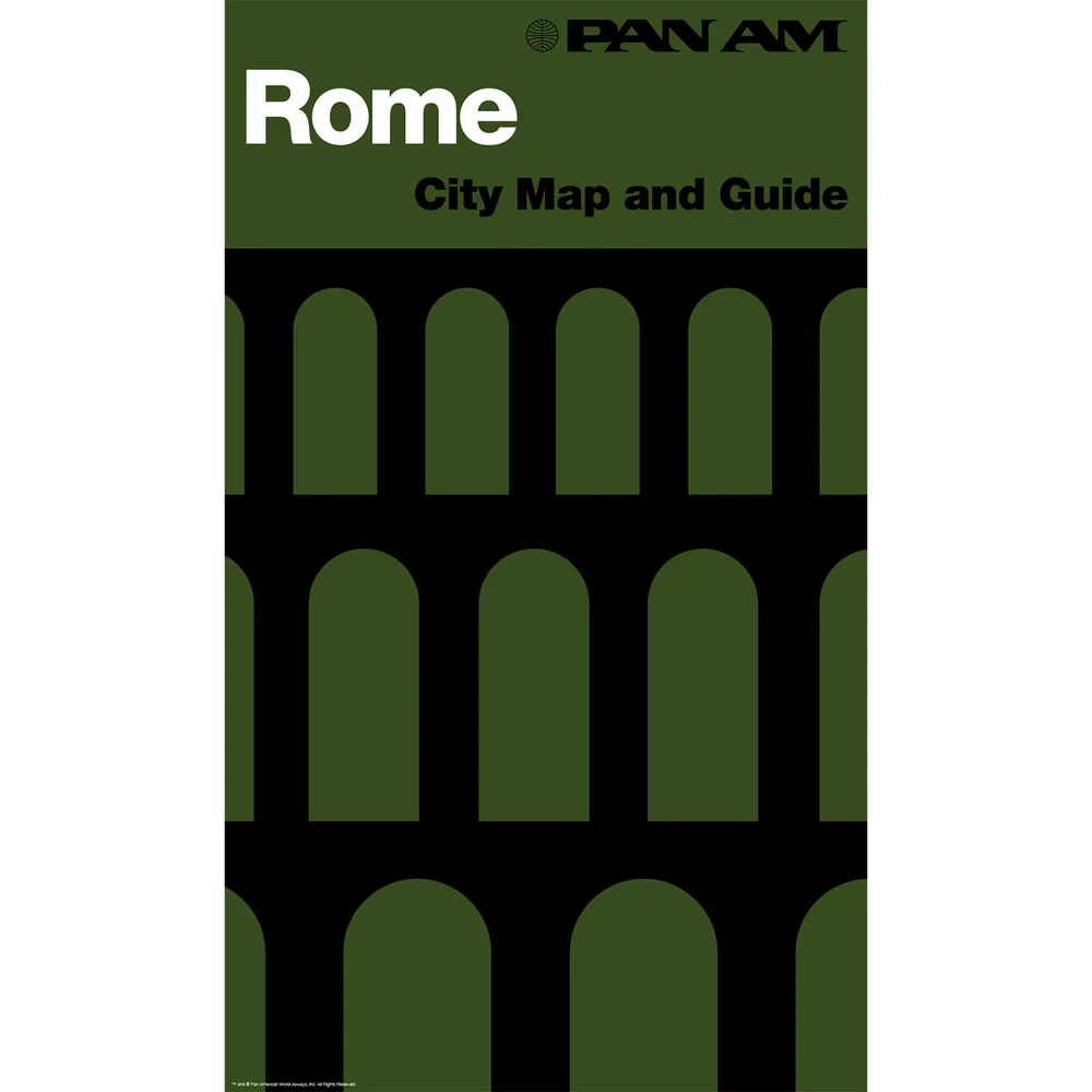 PAN AM Rome Print Bild 1