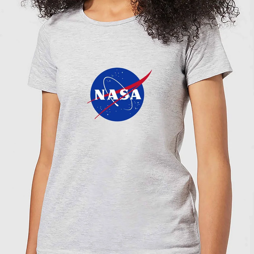 NASA Logo Insignia Damen T-Shirt - Grau - S Bild 1