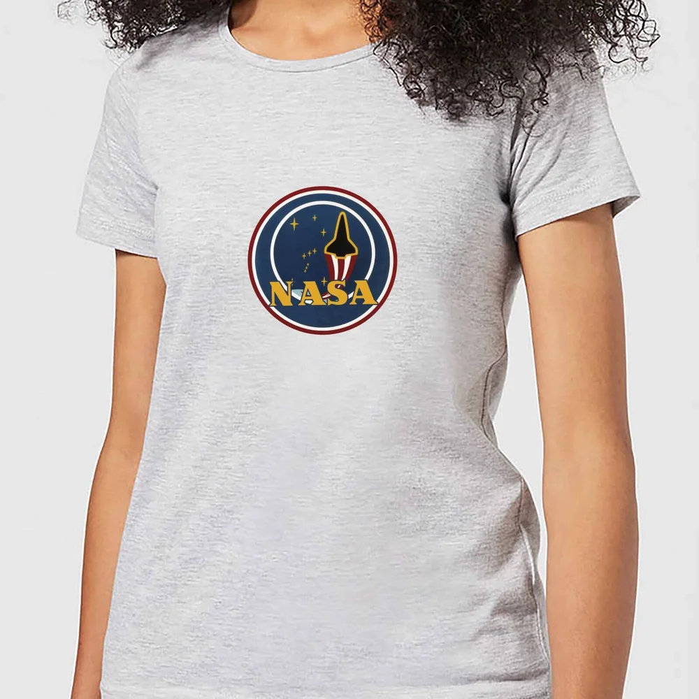 NASA JM Patch Damen T-Shirt - Grau - S Bild 1