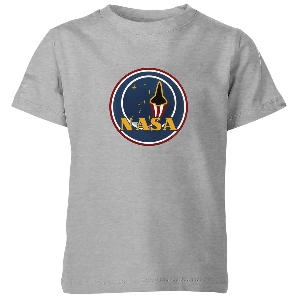 NASA JM Patch Kinder T-Shirt - Grau - 3-4 Jahre Bild 1