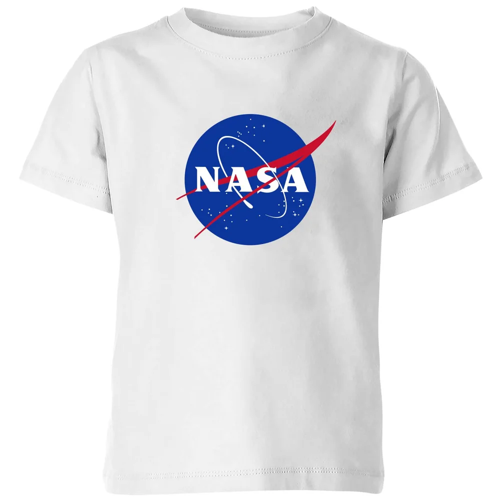 NASA Logo Insignia Kinder T-Shirt - Weiß - 3-4 Jahre Bild 1