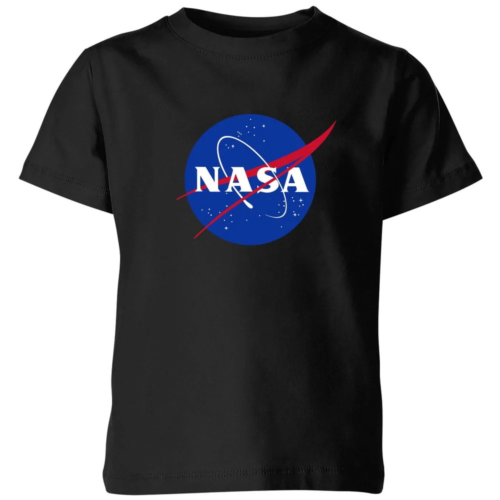 NASA Logo Insignia Kinder T-Shirt - Schwarz - 3-4 Jahre Bild 1