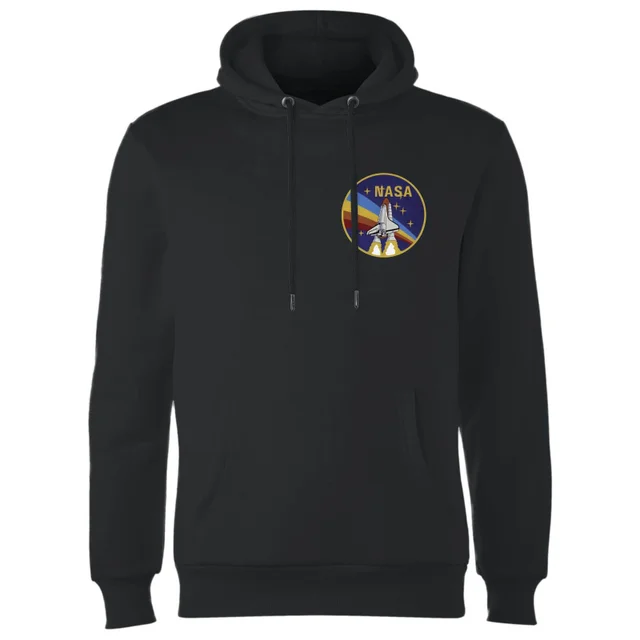 NASA Vintage Rainbow Shuttle Hoodie - Schwarz