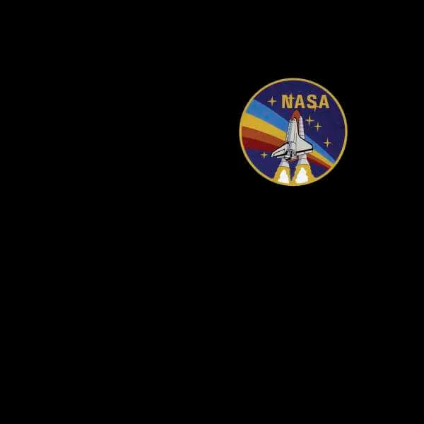 NASA Vintage Rainbow Shuttle Sweatshirt - Schwarz