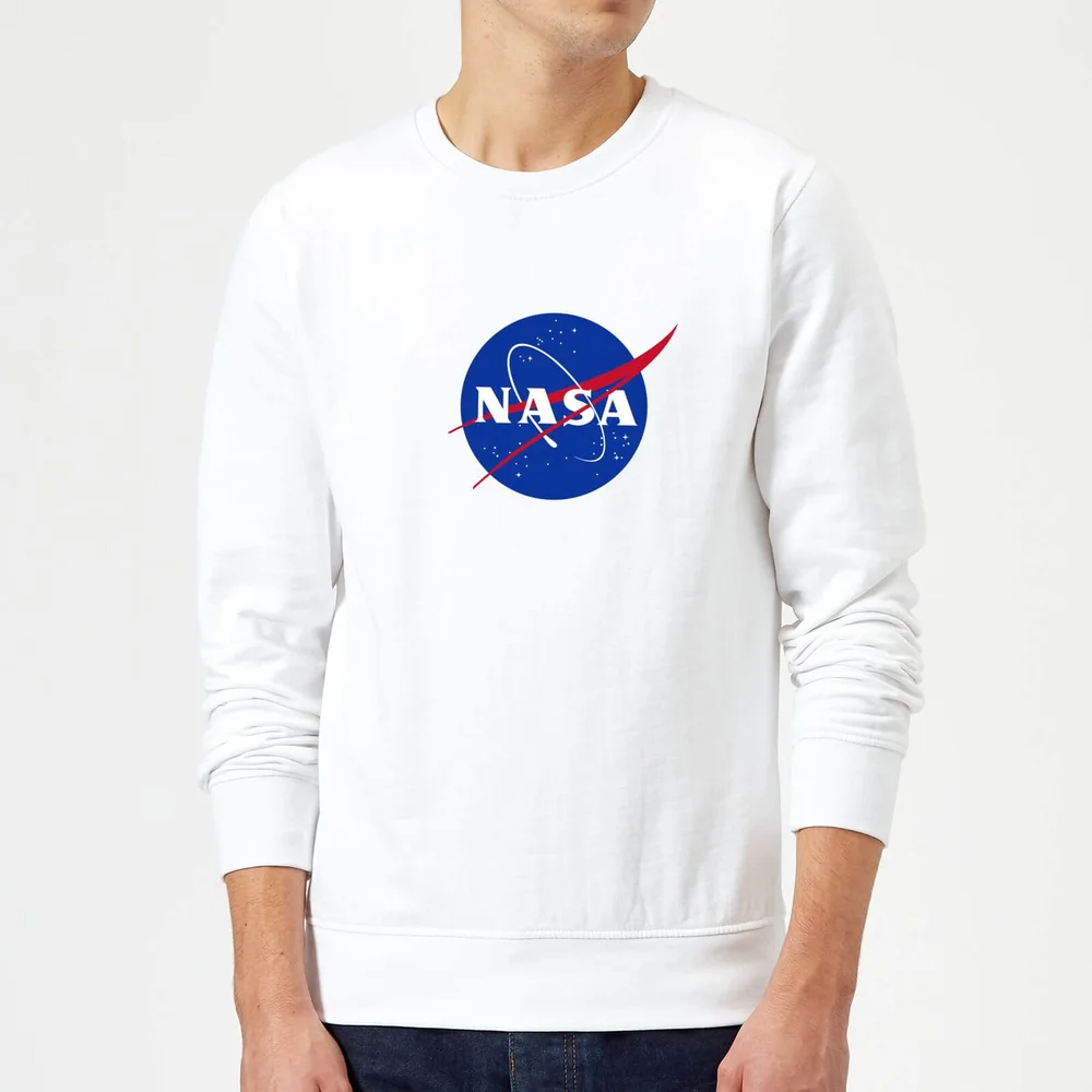 NASA Logo Insignia Sweatshirt - Weiß - S Bild 1