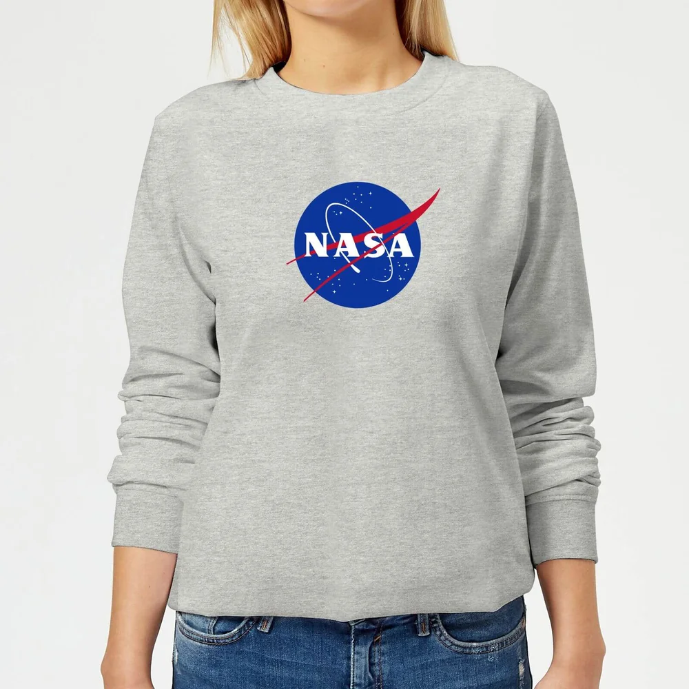 NASA Logo Insignia Damen Sweatshirt - Grau - 3XL Bild 1