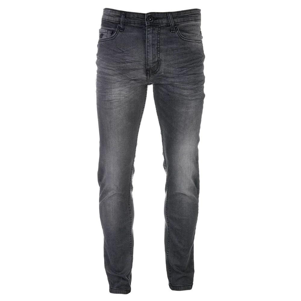 Threadbare Men's Skinny Jeans - Black Wash - W30/L32 - Schwarz Bild 1