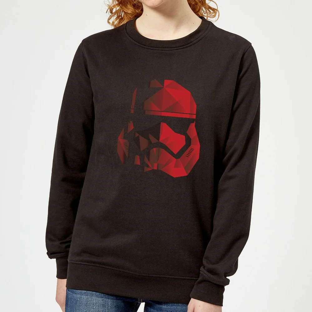Star Wars Jedi Cubist Trooper Helmet Schwarz Damen Pullover - Schwarz - S Bild 1