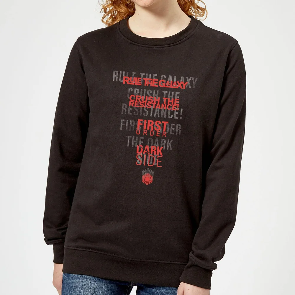 Star Wars Dark Side Echo Schwarz Damen Pullover - Schwarz - S Bild 1