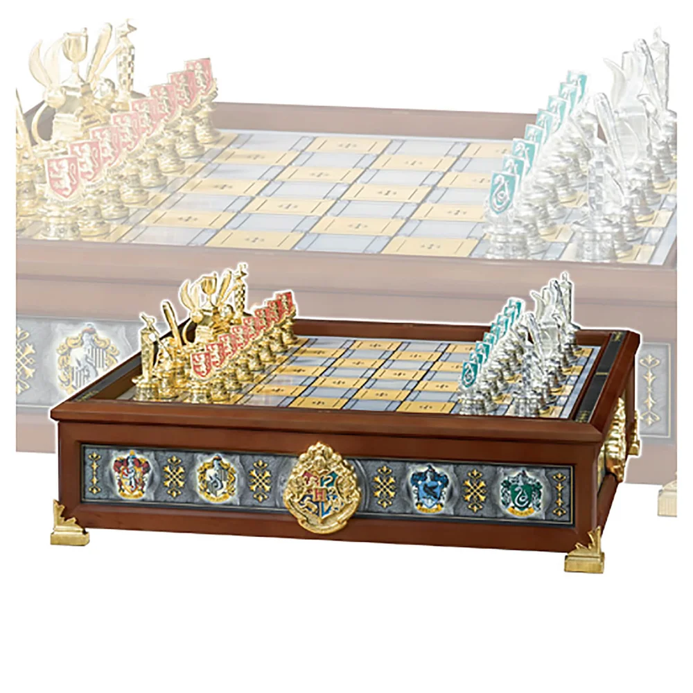 Harry Potter Quidditch Chess Set - Silver/Gold Plated Bild 1
