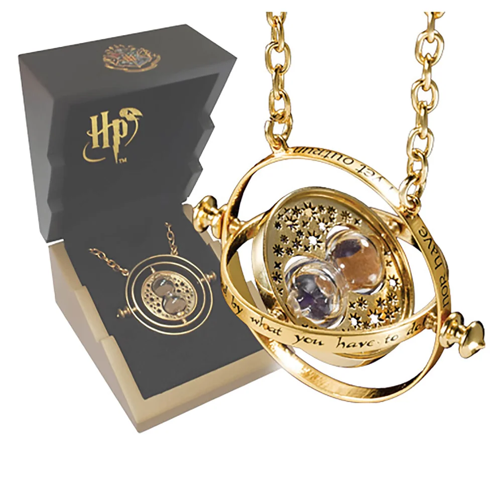 Harry Potter 24K Gold Plated Sterling Silver Replica Time Turner Bild 1