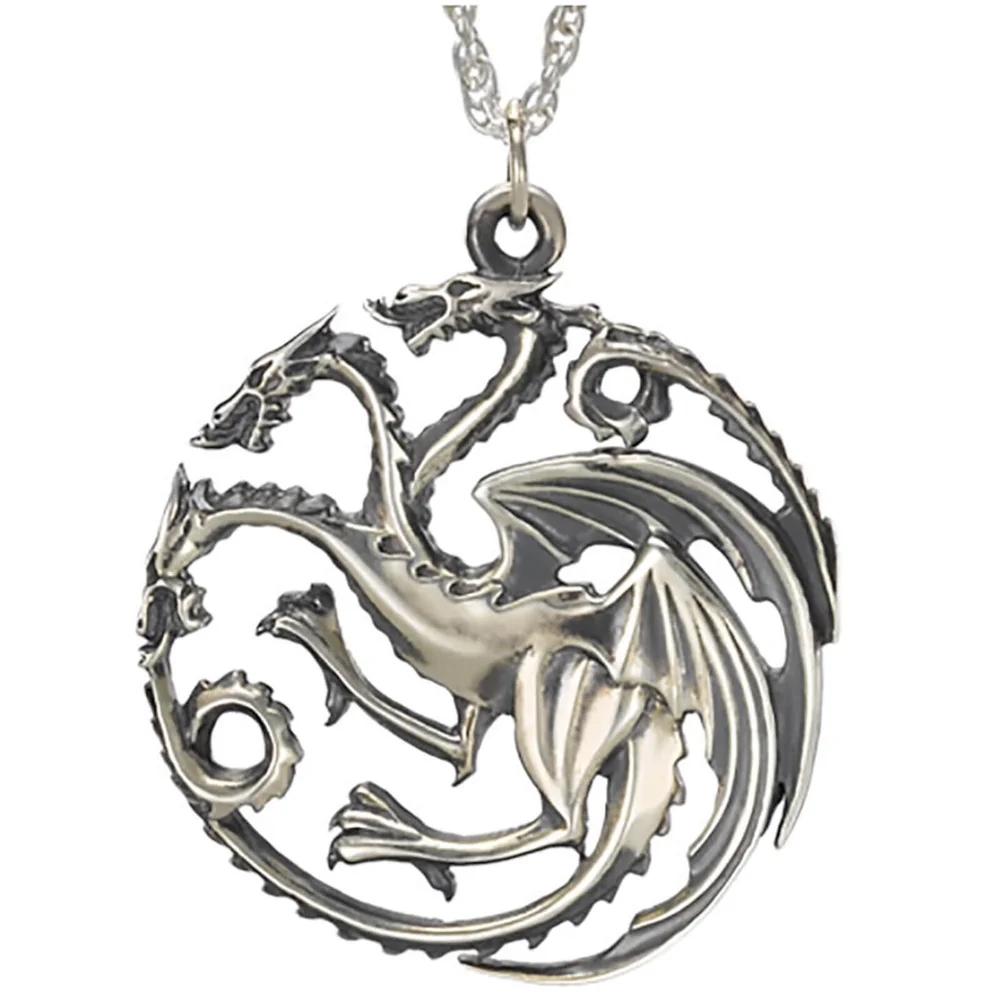 Game of Thrones Haus Targaryen Sterlingsilber-Anhänger Bild 1
