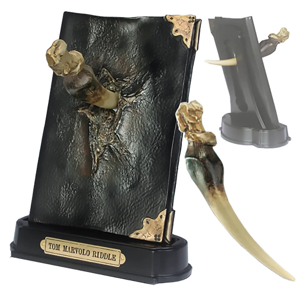 Harry Potter Basilisk Fang and Tom Marvolo Riddle's Diary Sculpture Bild 1