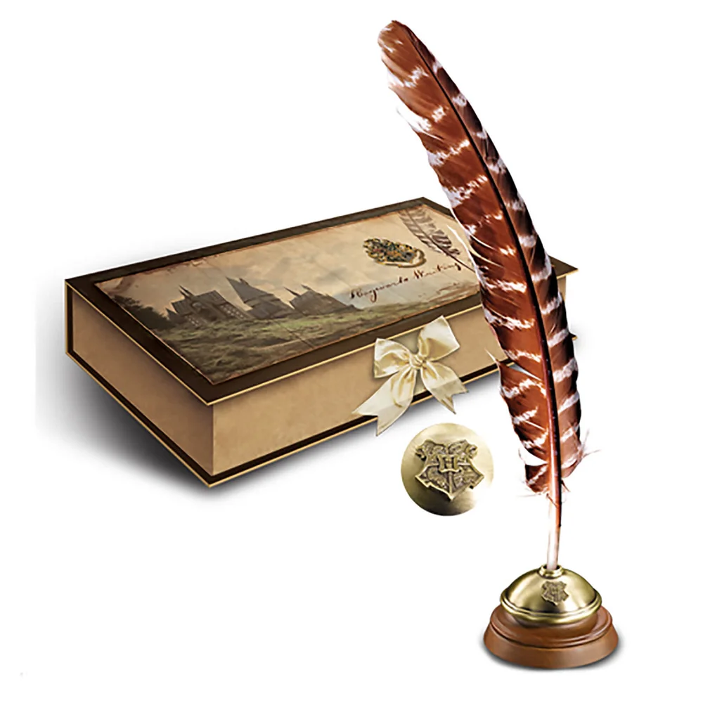Harry Potter Hogwarts Writing Quill with Ink Pot and Ink Bild 1