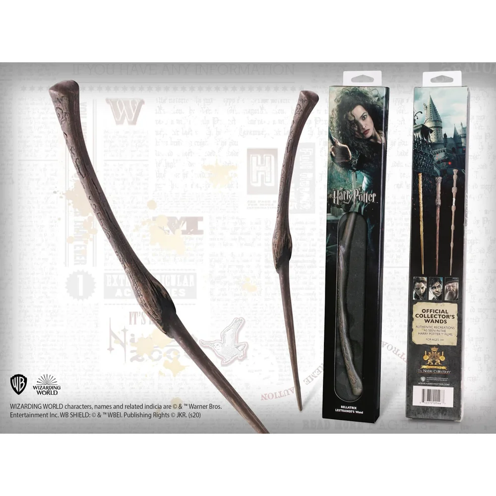 Harry Potter Bellatrix Lestrange's Wand with Window Box Bild 1