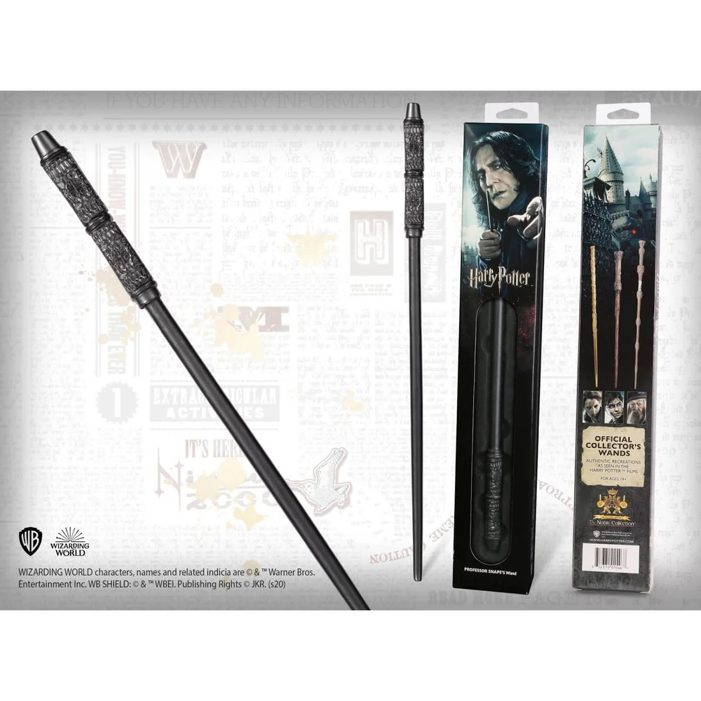 Harry Potter Professor Severus Snape's Zauberstab mit Fensterbox Bild 1