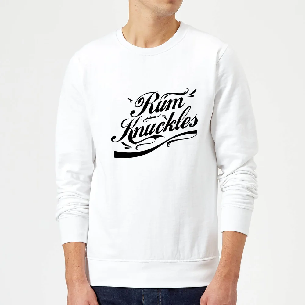Rum Knuckles Signature Pullover - Weiß - S - Weiß Bild 1