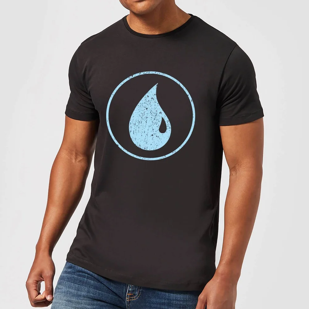 Magic The Gathering Mana Blau T-Shirt - Schwarz - S Bild 1