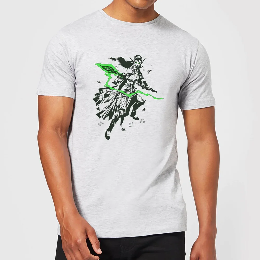 Magic The Gathering Nissa Character Art T-Shirt - Grau - S Bild 1