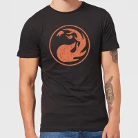 Magic The Gathering Mana Rot T-Shirt - Schwarz