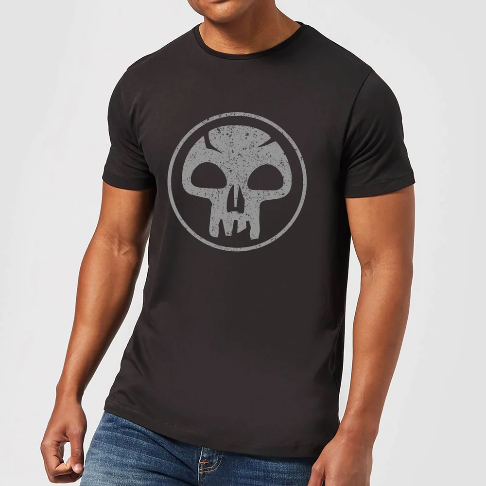 Magic The Gathering Mana Schwarz T-Shirt - Schwarz - S Bild 1