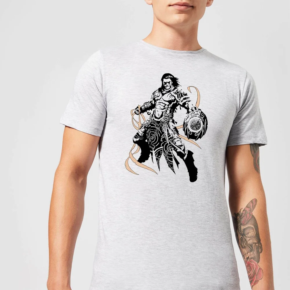 Magic The Gathering Gideon Character Art T-Shirt - Grau - S Bild 1