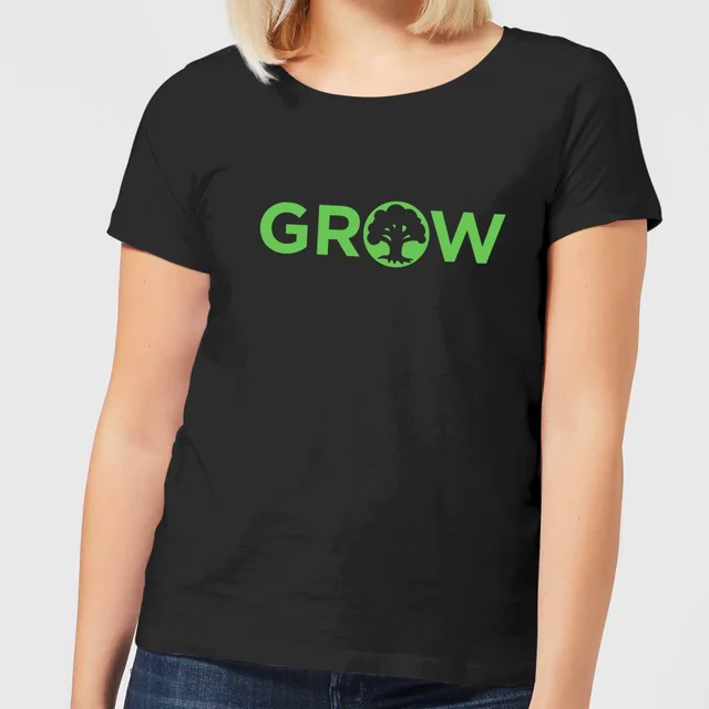 Magic The Gathering Grow Damen T-Shirt - Schwarz
