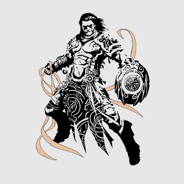 Magic The Gathering Gideon Character Art Damen T-Shirt - Grau